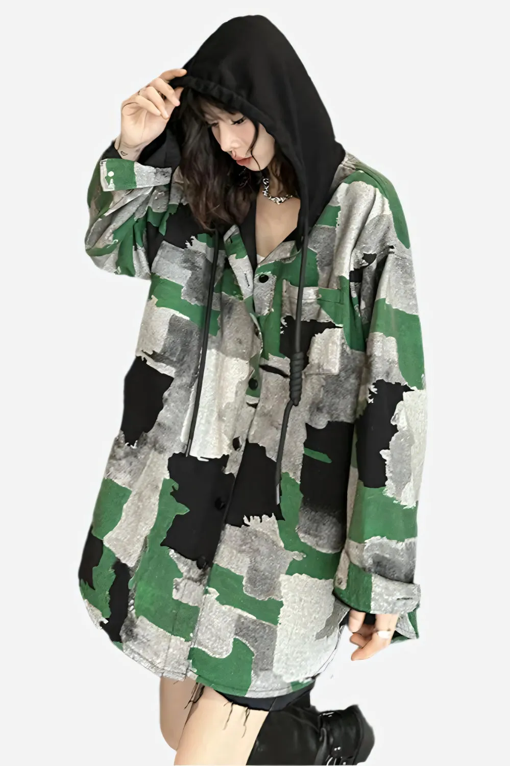 Nomad Camo Hoodie Shirt