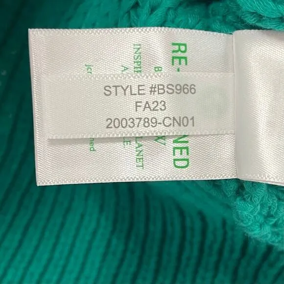 NWT J. Crew 2023 XS-S Ribbed Cotton Johnny Collar Sweater Polo Green BS966