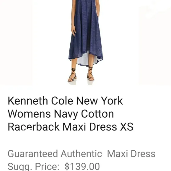 NWT KENNETH COLE NY Racerback maxi dress casual or dressy