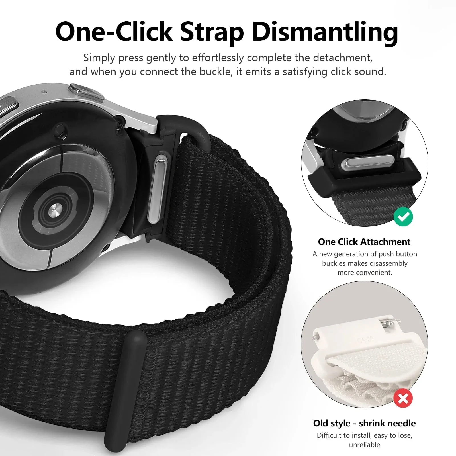 Nylon Sports Watch Band For Samsung