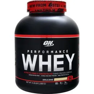 Optimum Nutrition Performance Whey Vanilla Shake 4.19 lbs