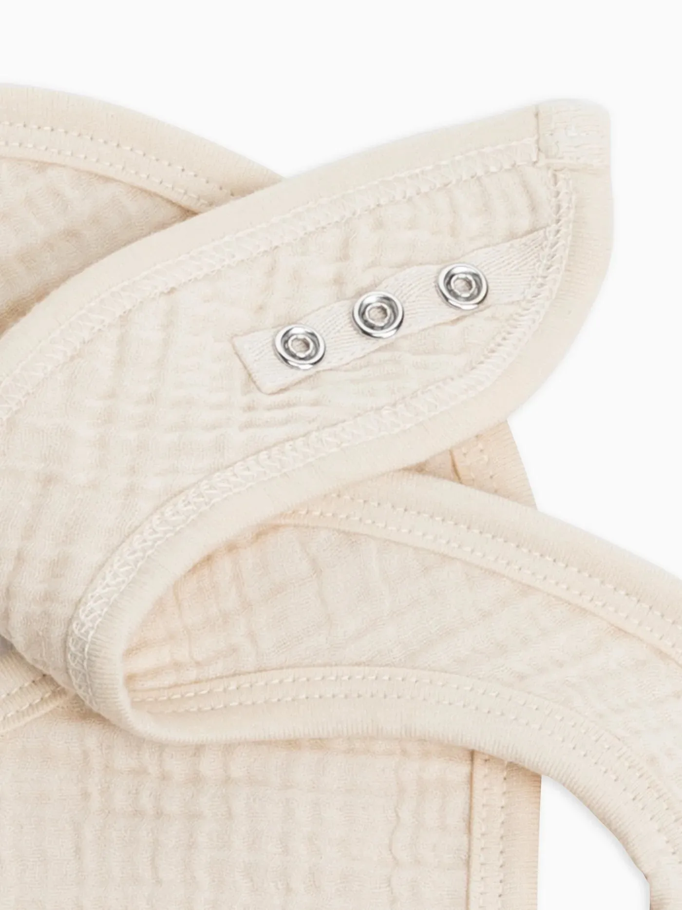 Organic Baby Muslin Classic Bib Set (2-Pack) - Natural