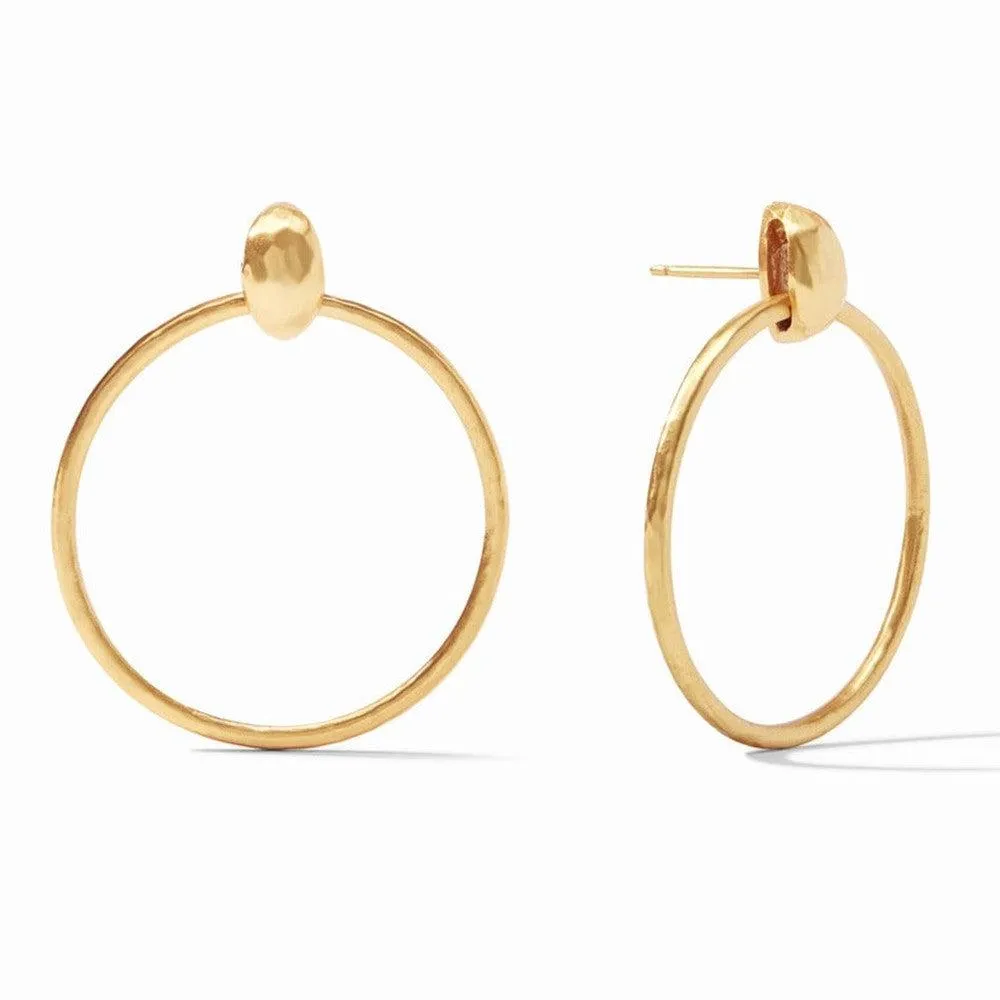 Palermo Thin Doorknocker Earring