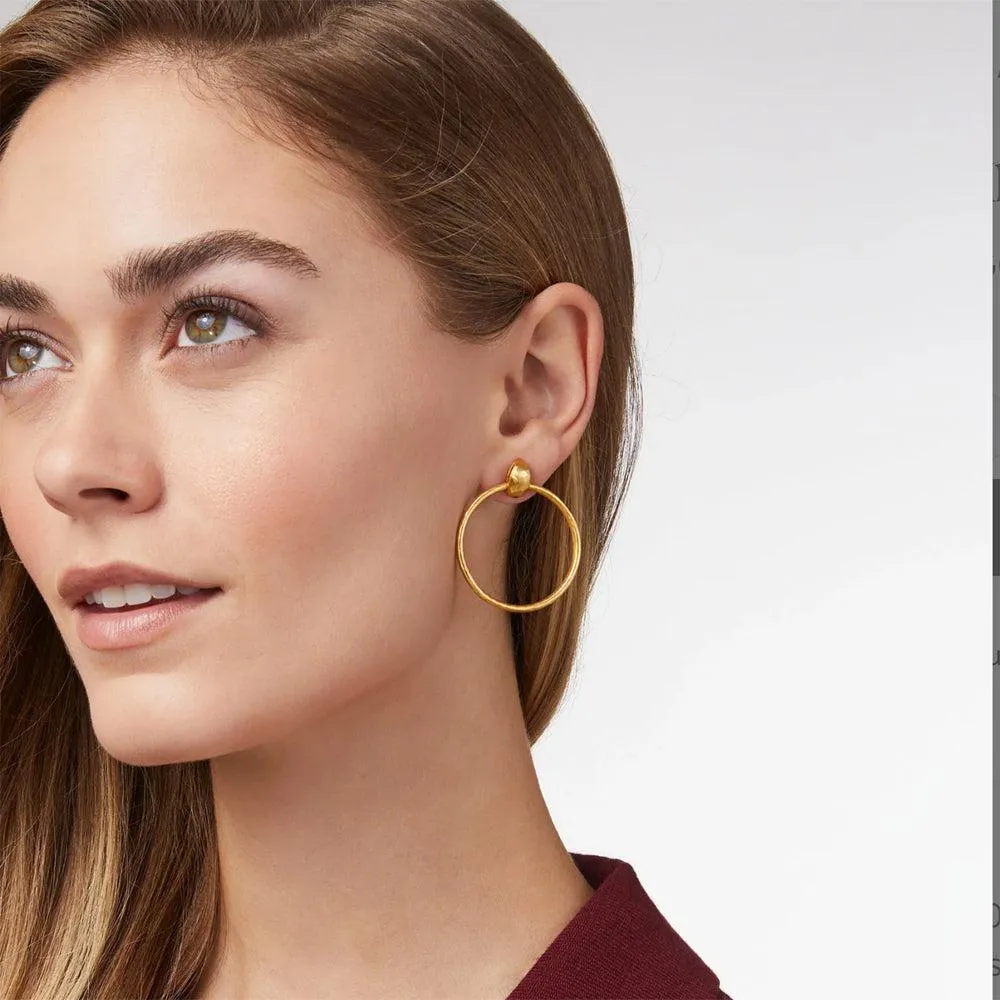 Palermo Thin Doorknocker Earring