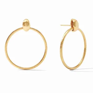 Palermo Thin Doorknocker Earring
