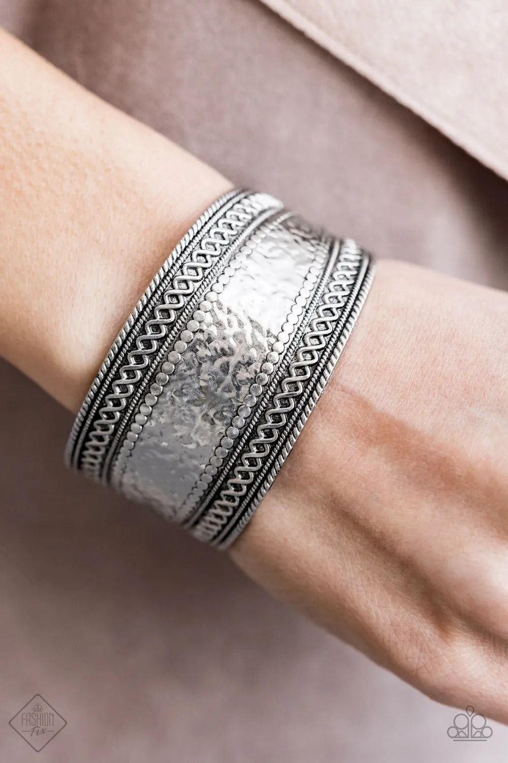 Paparazzi - Adobe Adventure  Silver Bracelet