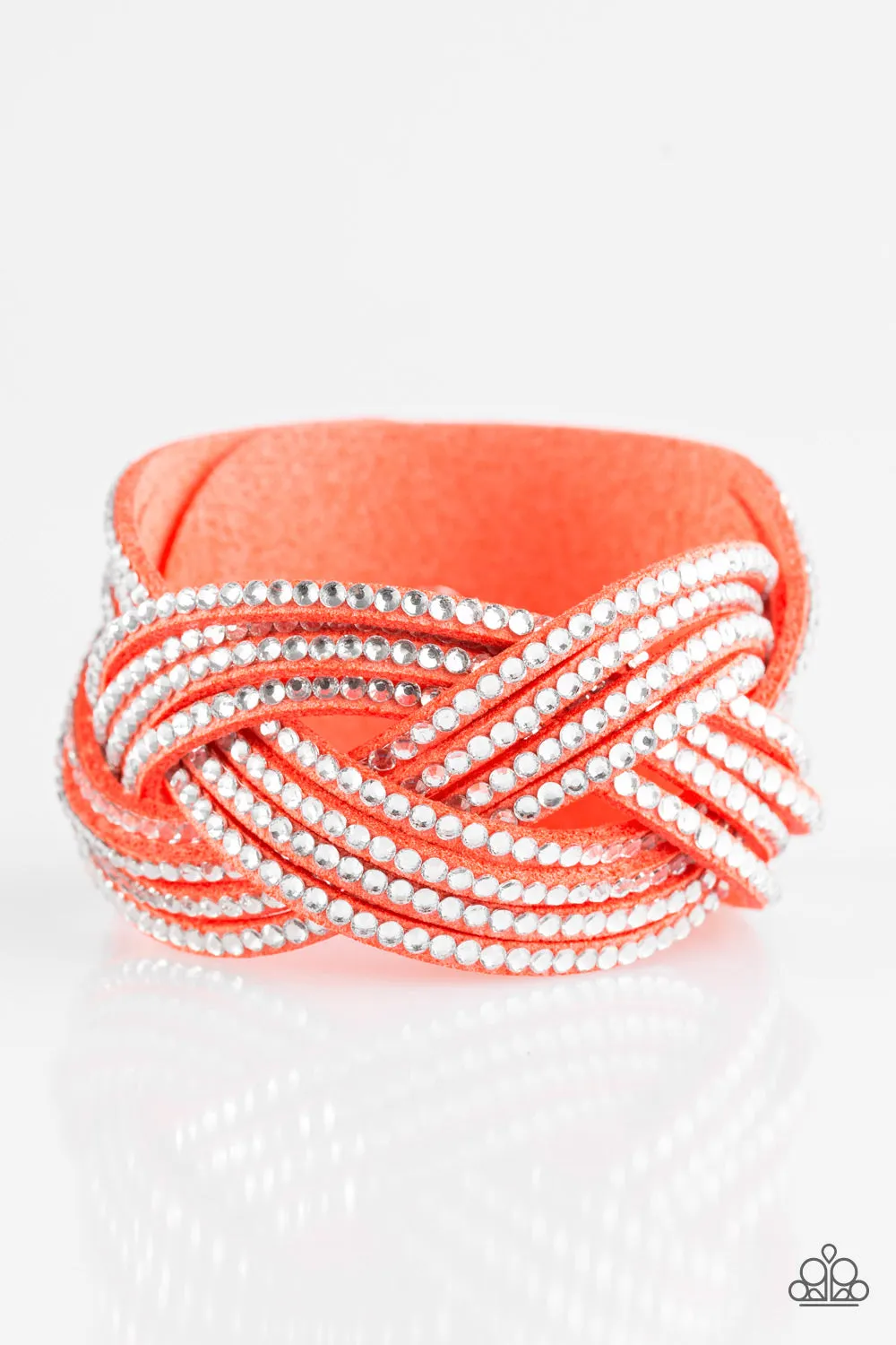 Paparazzi - Big City Shimmer - Orange Urban Bracelet