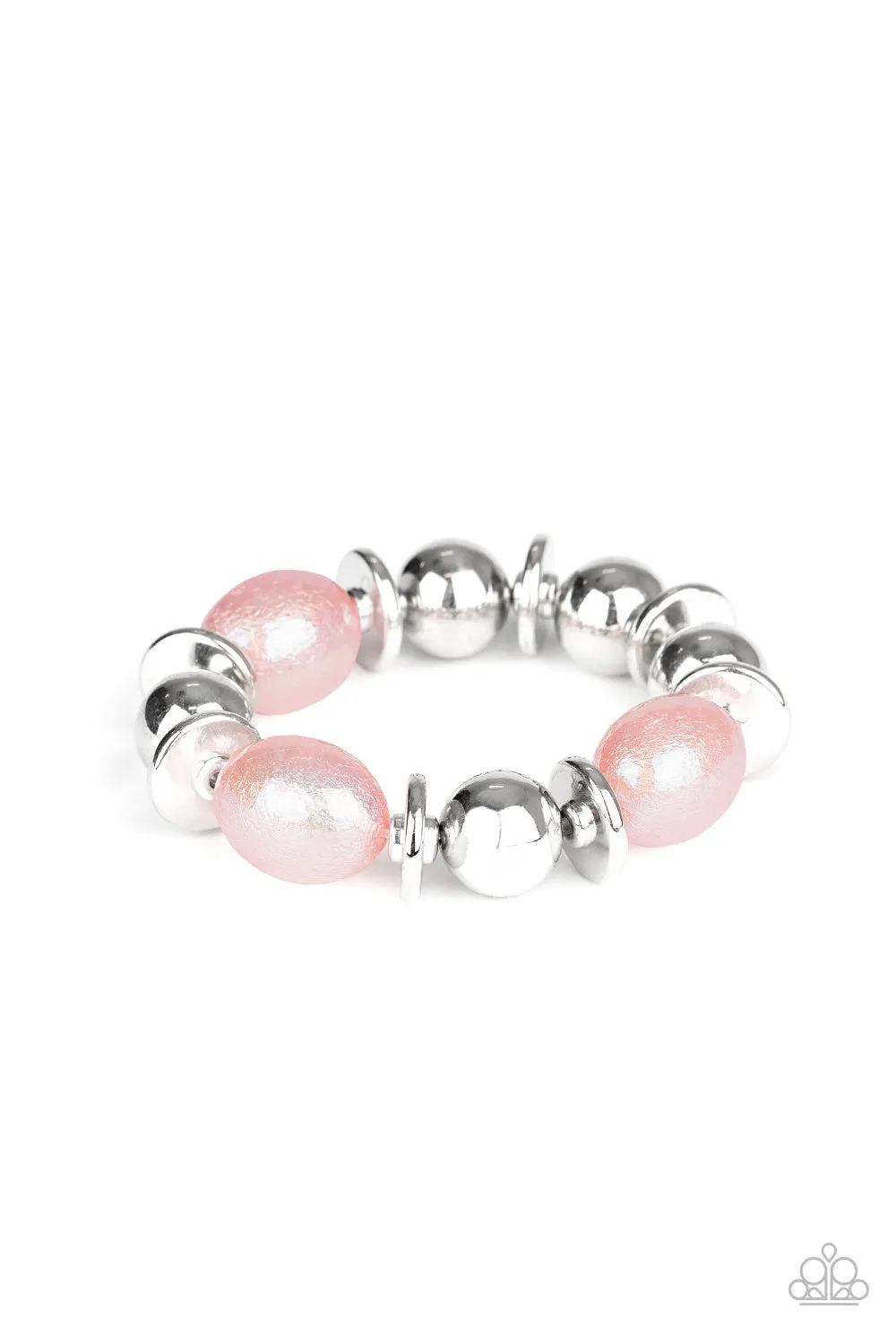 Paparazzi - Big League Luster - Pink Bracelet