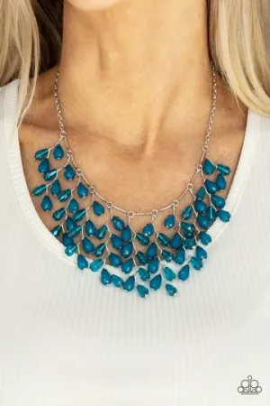 Paparazzi - Garden Fairytale  -Blue Necklace