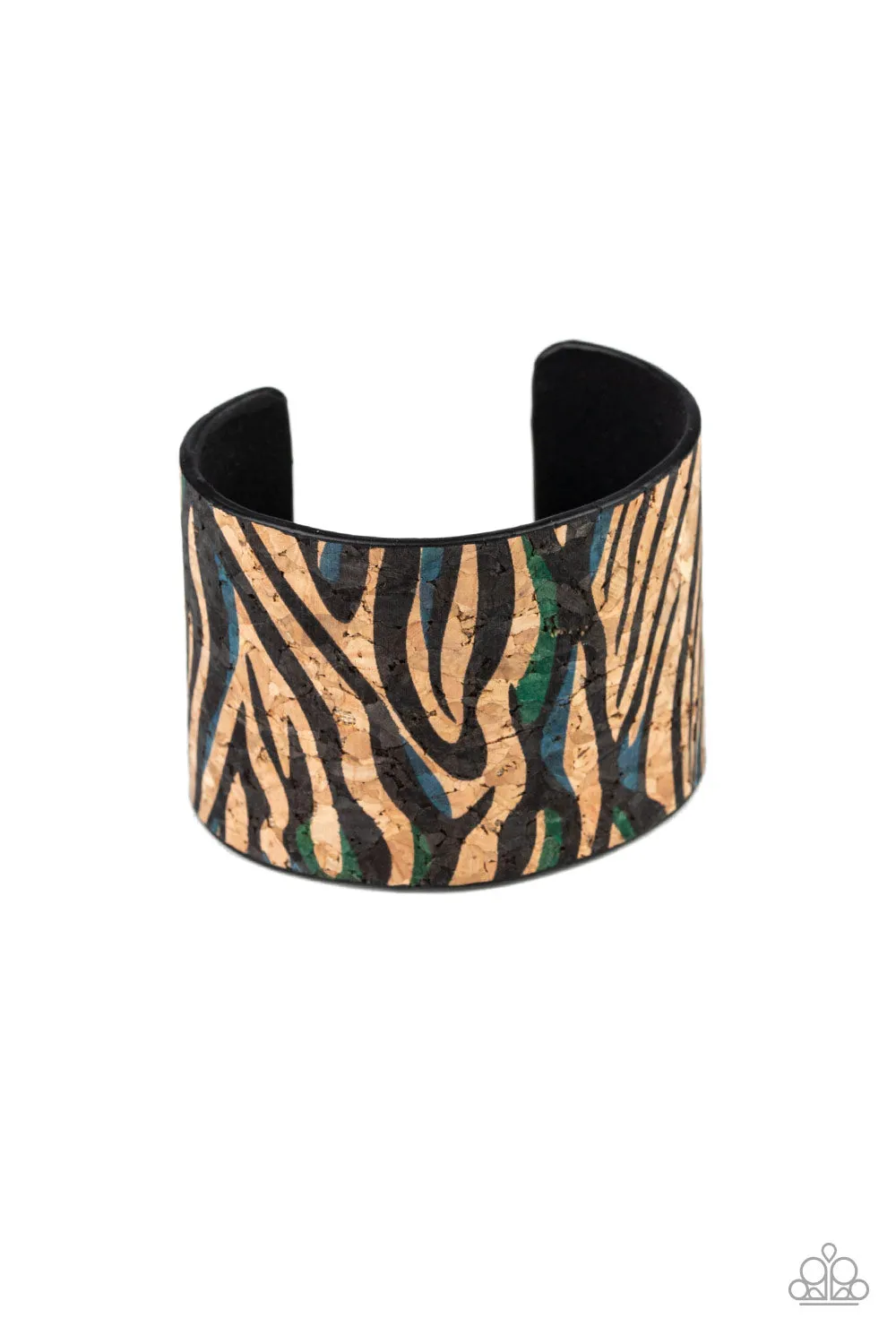 Paparazzi - Show Your True Stripes - Blue Bracelet
