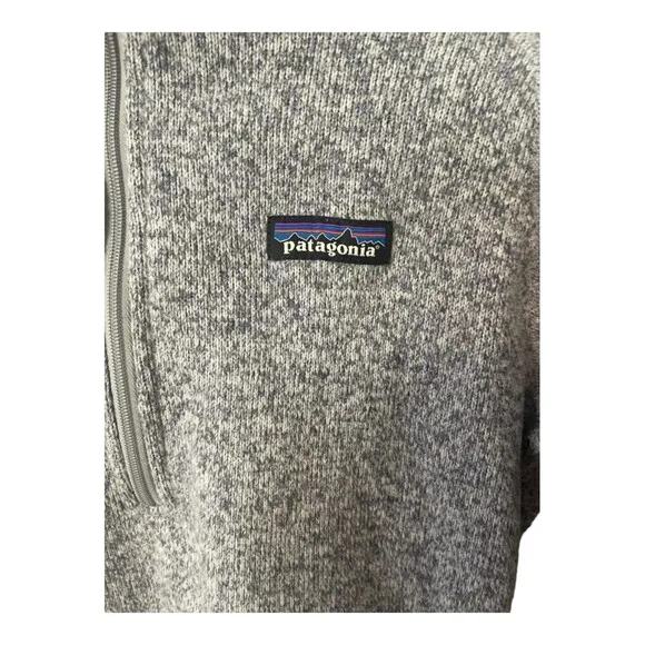 Patagonia Better Sweater 1/4 Zip Fleece Knit Gray Purple Undertones Women's  XS