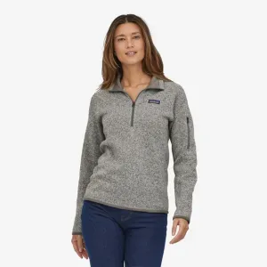 Patagonia Better Sweater 1/4 Zip Fleece Knit Gray Purple Undertones Women's  XS