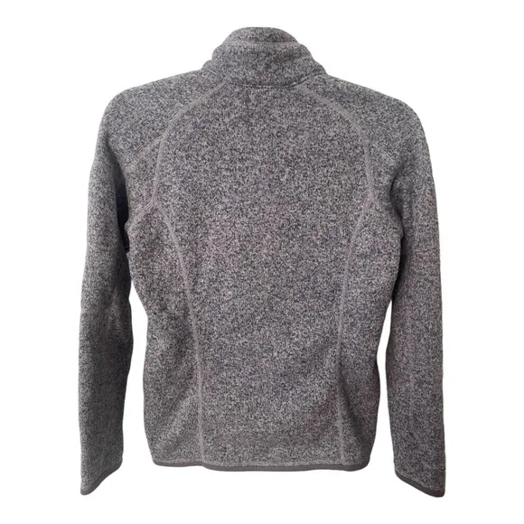 Patagonia Better Sweater 1/4 Zip Fleece Knit Gray Purple Undertones Women's  XS