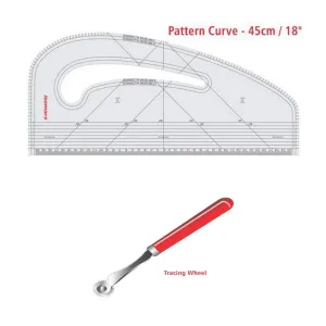 Pattern Curve and Marking Tracing Wheel Combo
