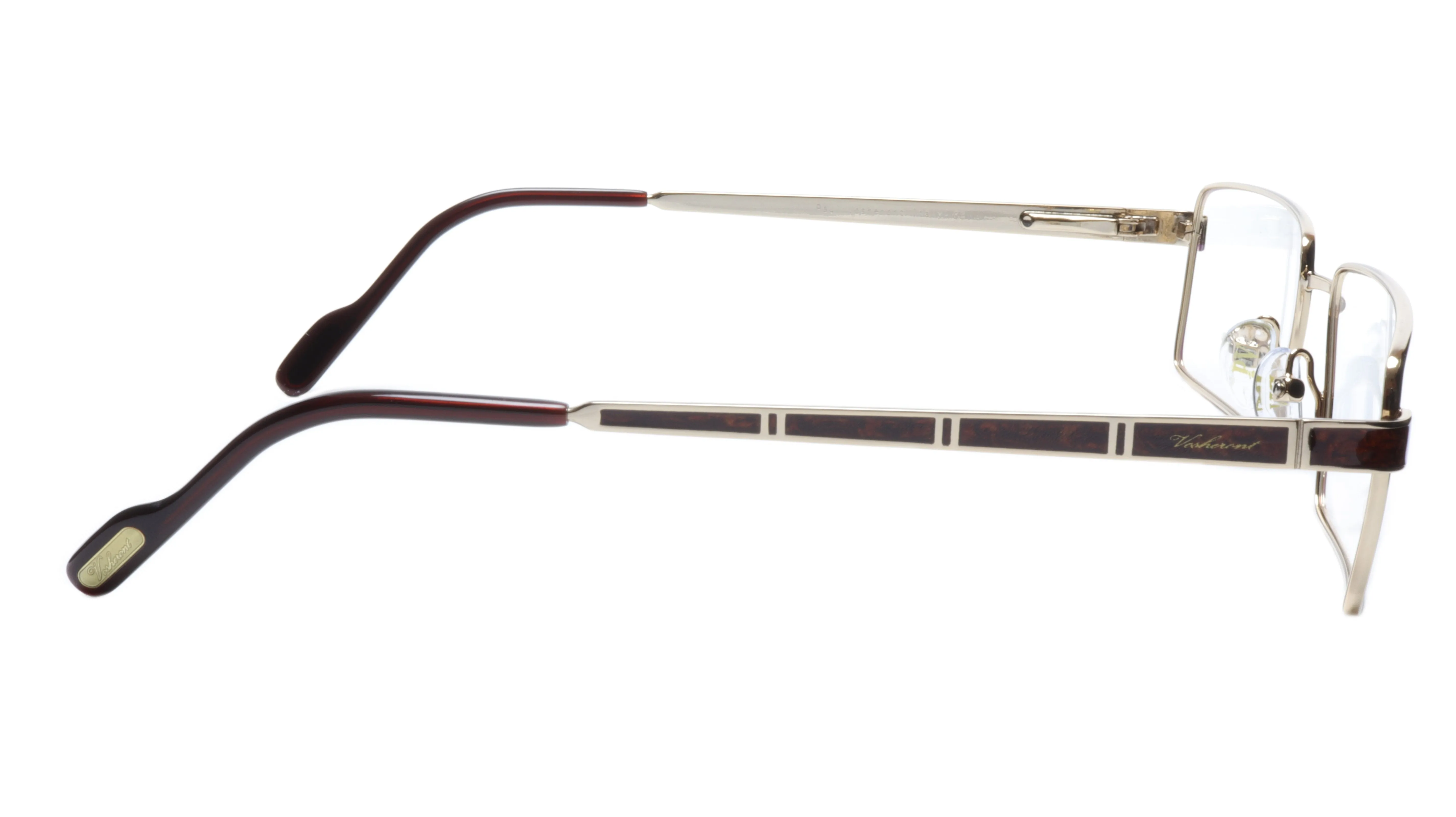 Paul Vosheront Eyewear with Exotic Wood and 23k Gold Plated Lens Frames