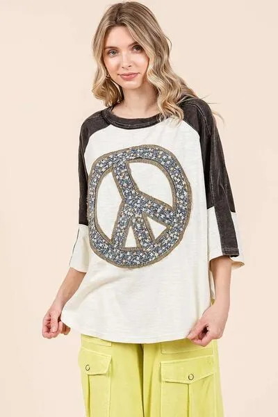 Peace Of Mind Mineral Washed Top