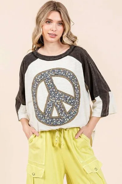Peace Of Mind Mineral Washed Top