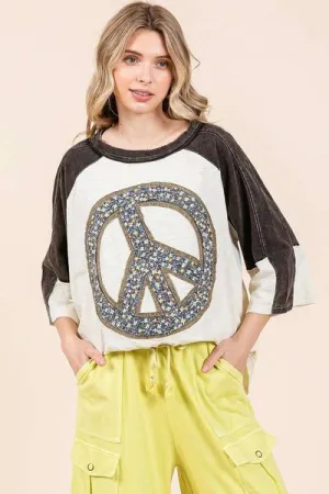 Peace Of Mind Mineral Washed Top