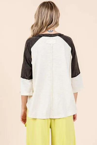 Peace Of Mind Mineral Washed Top