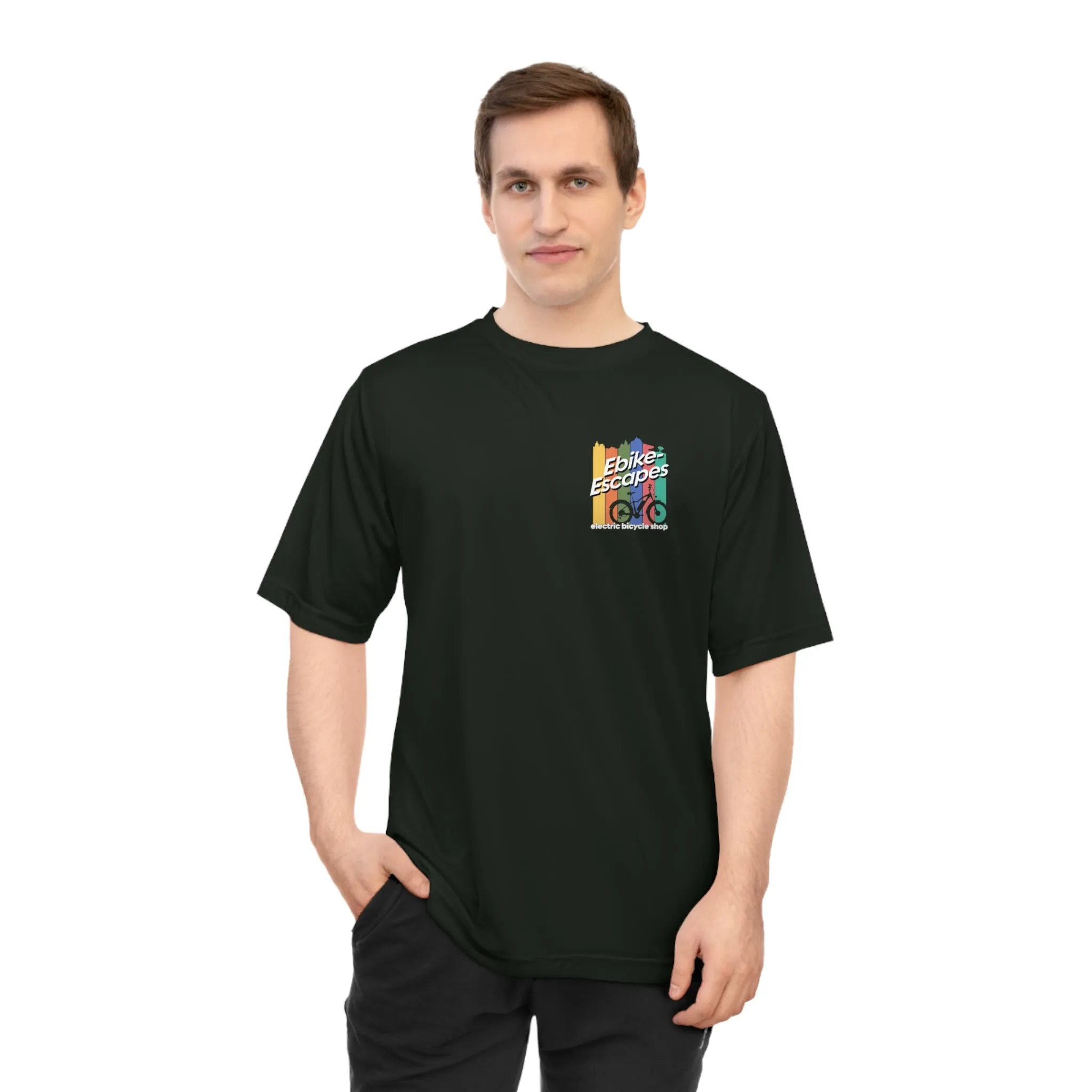 Performance T-shirt - Ebike-escapes Electric Bicycle Shop in Darmstadt, Indiana. Bonafide Ebike Guru