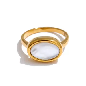 Perla Celeste Ring