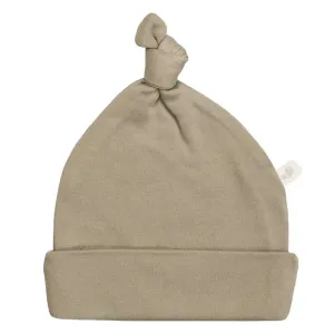 Perlimpinpin Bamboo Knot Hat - Taupe