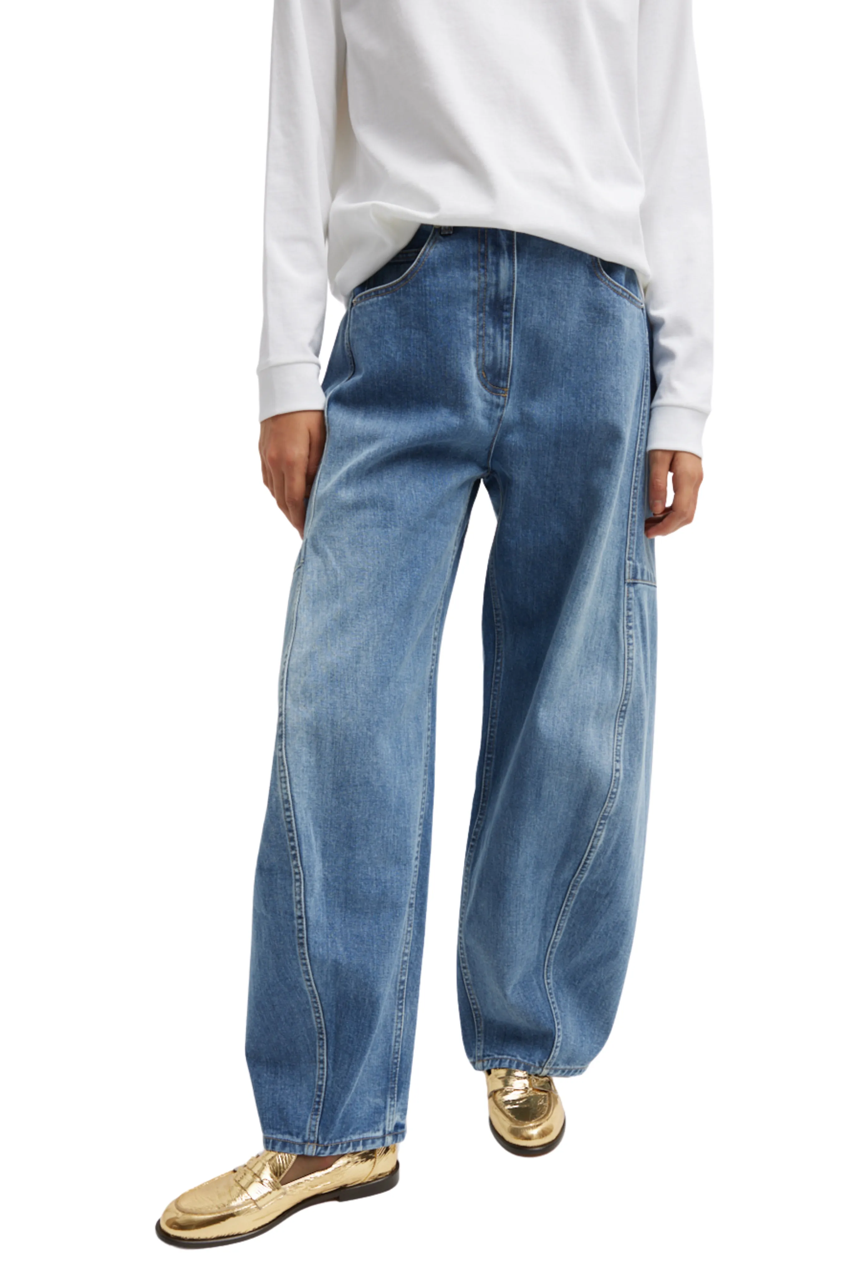 Petite Classic Wash Denim Sid Jean