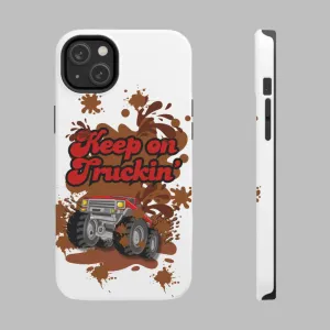 Phone Case - Keep on Truckin Monster Truck Slinging Mud Off-road