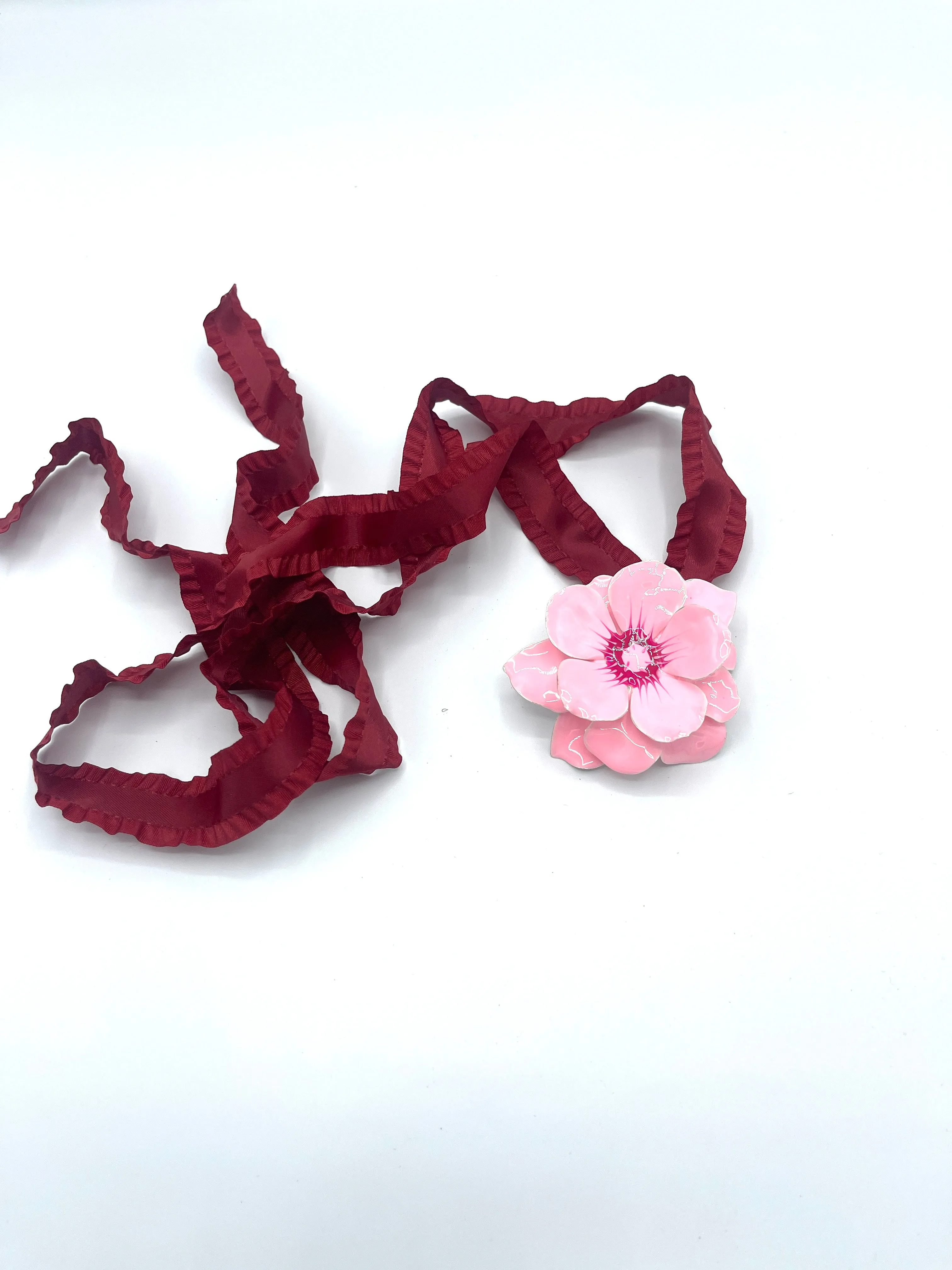 Pink Flower Pendant