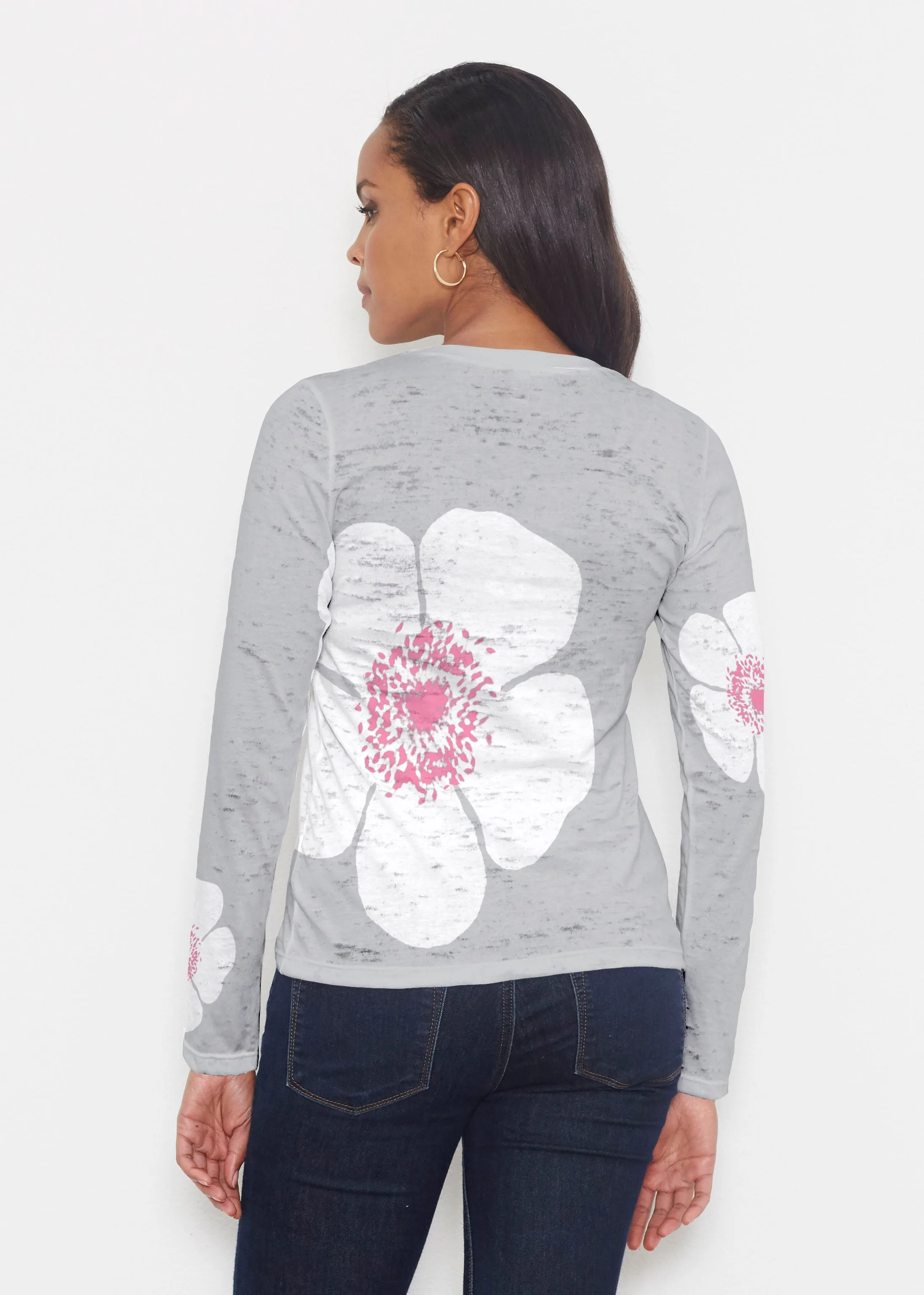 Poppy Grey (7016) ~ Signature Long Sleeve Crew Shirt