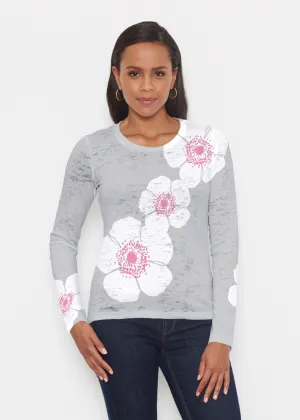 Poppy Grey (7016) ~ Signature Long Sleeve Crew Shirt