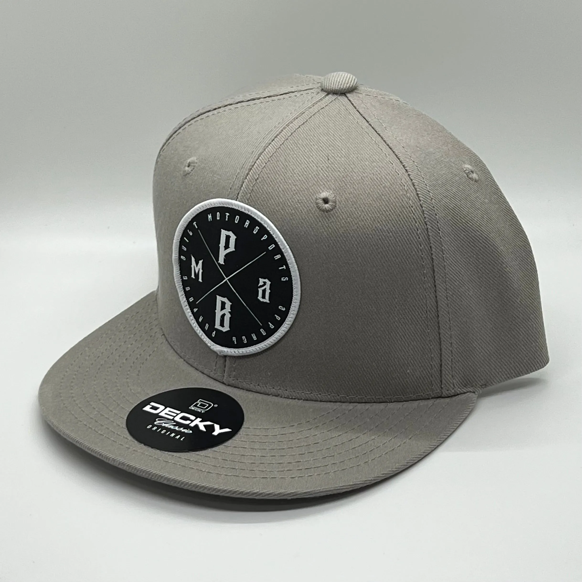 PURPOSE BUILT "MACHINIST" SNAPBACK LIGHT GREY