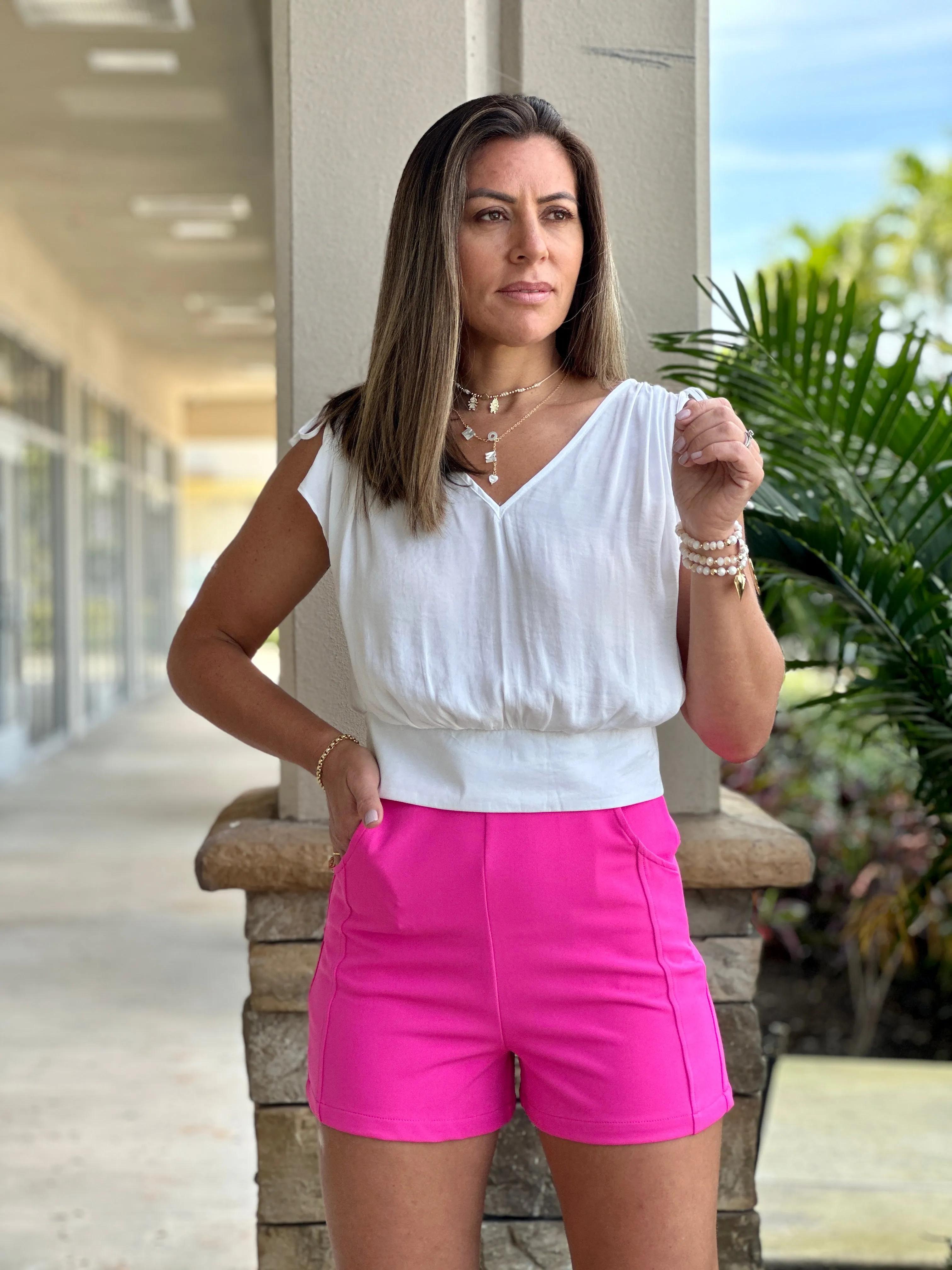 "Pinky" High Waisted Short
