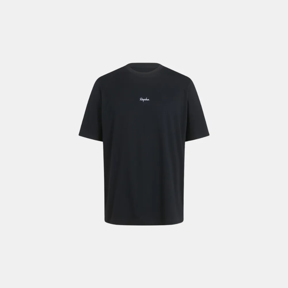 Rapha Cotton T-Shirt - Black/White