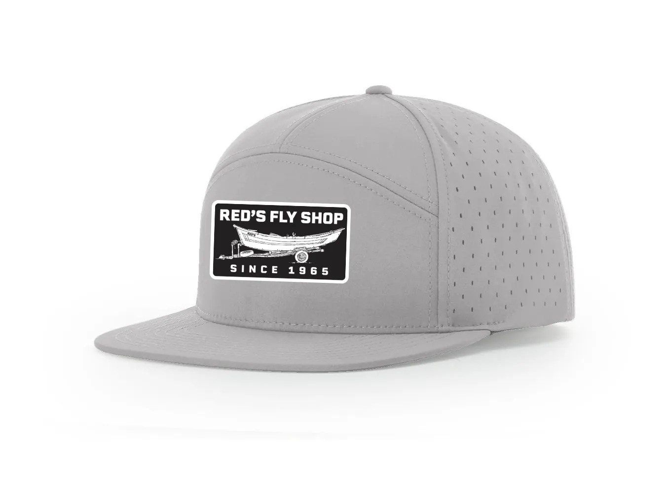 Red's Drift Boat Patch Trucker Hat