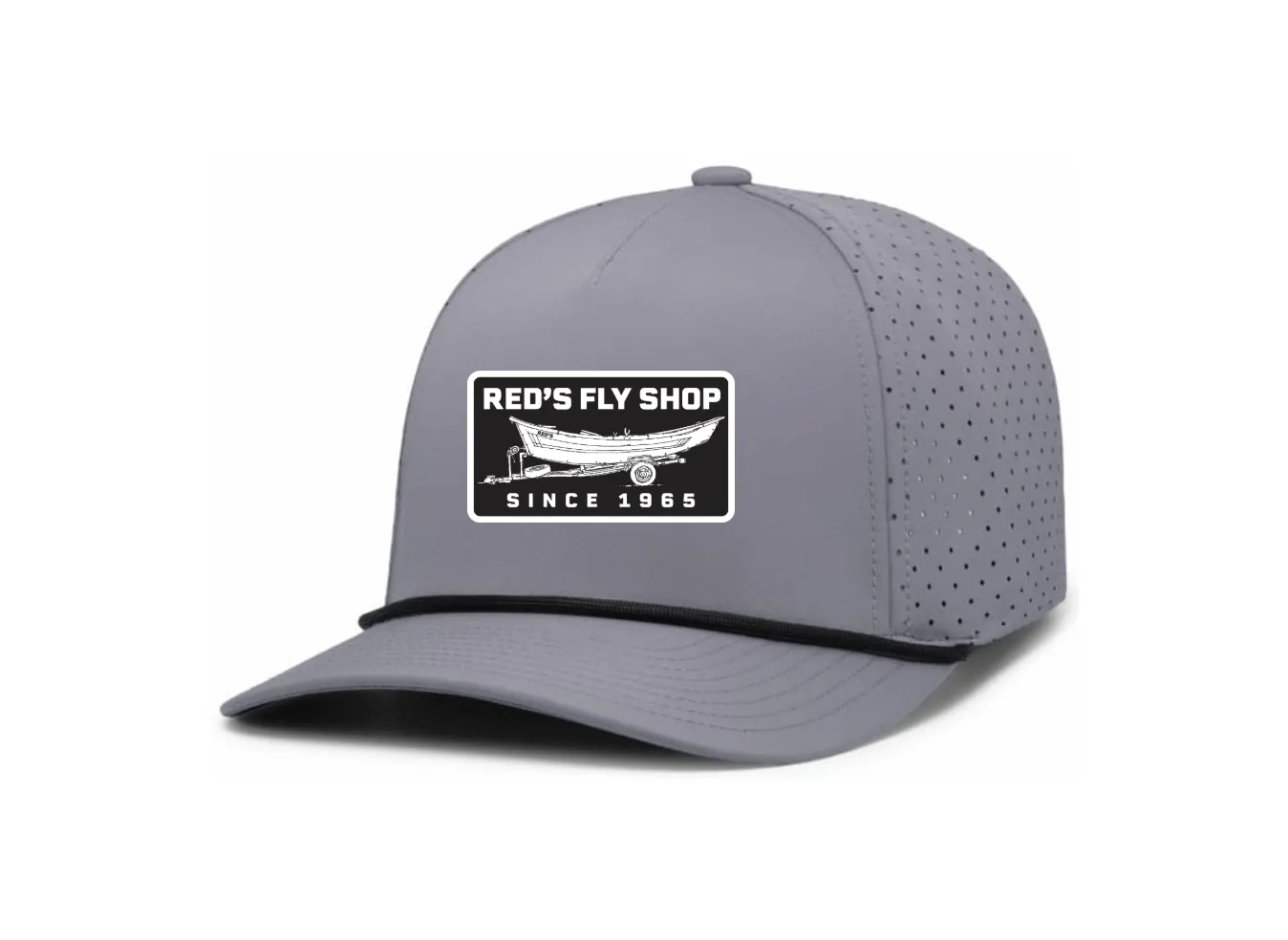 Red's Drift Boat Patch Trucker Hat