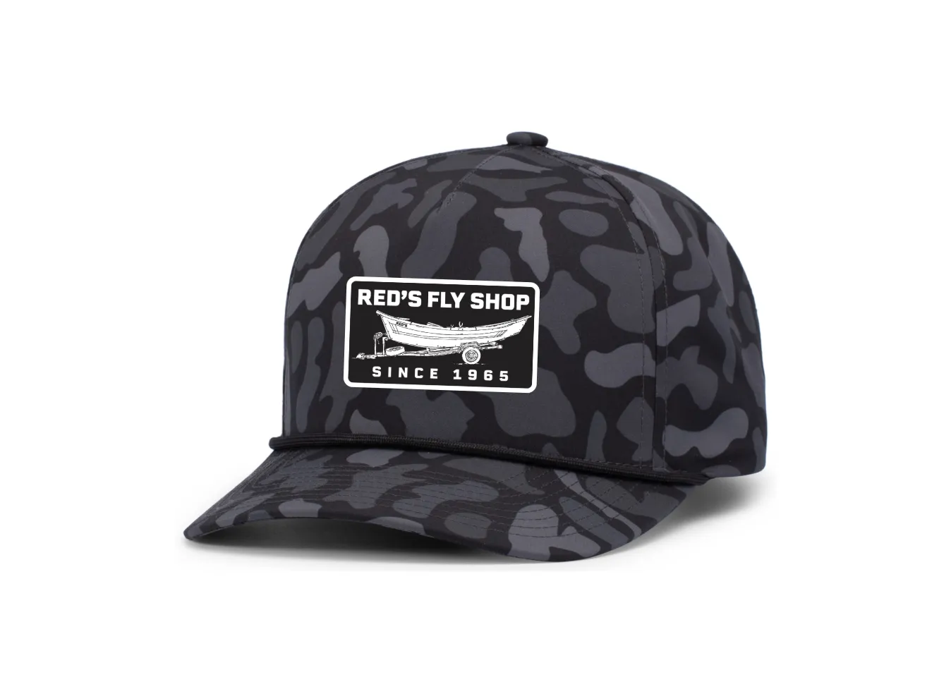 Red's Drift Boat Patch Trucker Hat