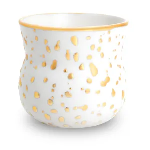 Regn - Gold Oval Coffee Cup