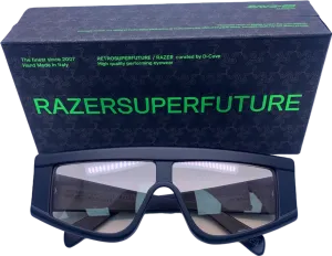 Retrosuperfuture Black Matte SunGlasses 62