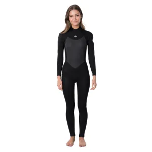 Rip Curl Womens Omega 5/3mm Back Zip Winter Wetsuit  - Black