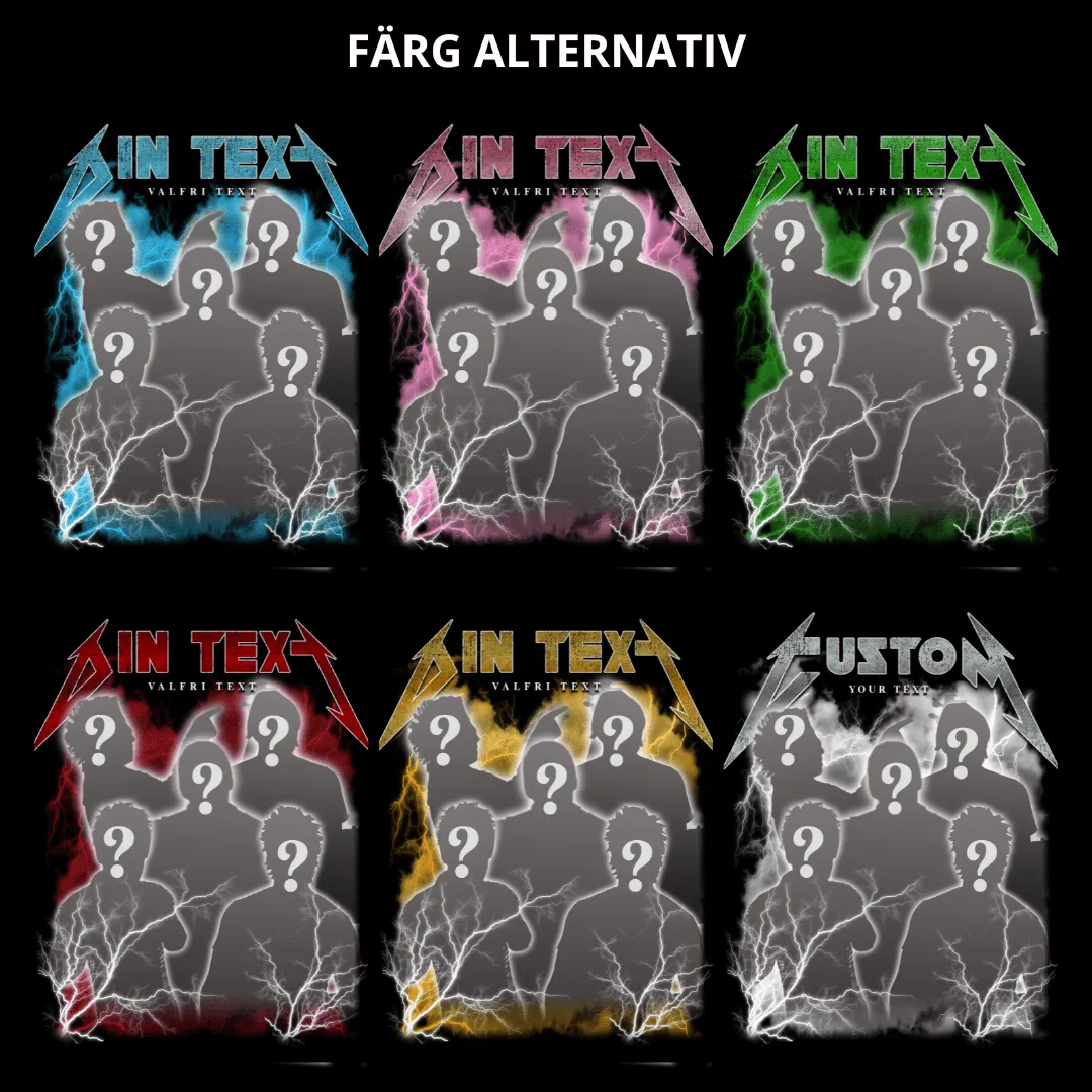 ROCKSTAR - Personalized shirt with your own pictures