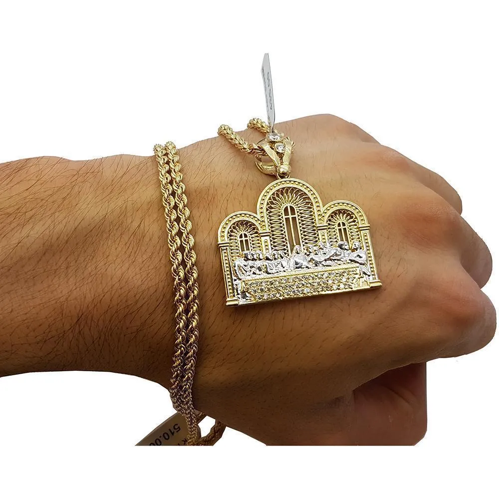 Rope Chain 3.0MM 10K With Rdj en OR 10K MNG-009