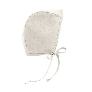Sand Linen Bonnet