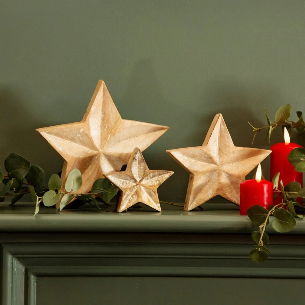 SASS AND BELLE Whitewashed Standing Star Medium