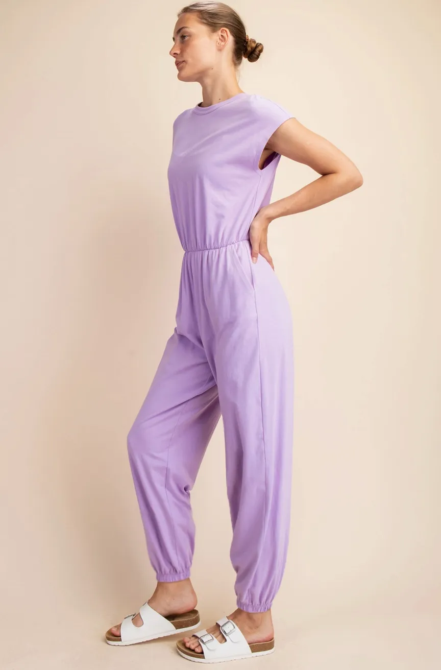 Serenade Me Jumpsuit - Purple