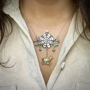 Sheetal Zaveri   I   Adi Necklace Hancrafted Earrings, Natural pearls used.  SZ-N42