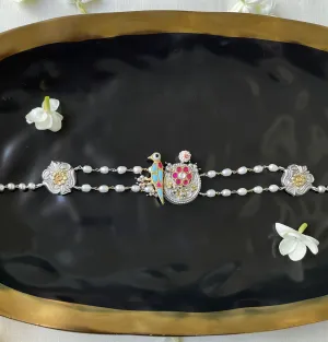 Sheetal Zaveri   I   Jheel Choker (Natural Pearls) Hancrafted Earrings, Natural pearls used.  SZ-C39b