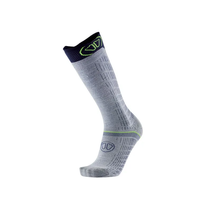 Sidas Ski Merino Performance Grey & Blue Ski Socks