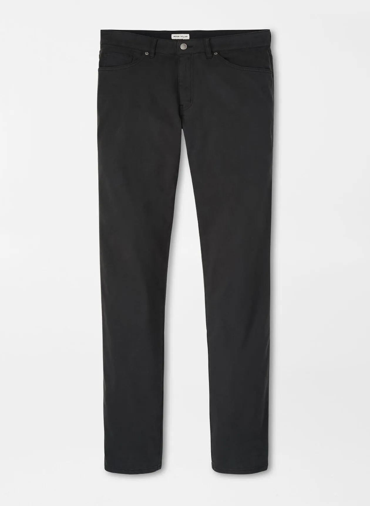 SIGNATURE SATEEN FIVE POCKET PANT - BLACK