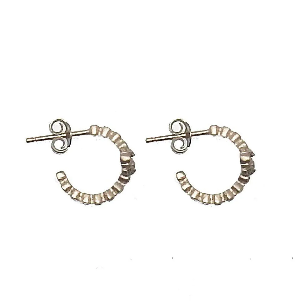 Silver Hoop Earring